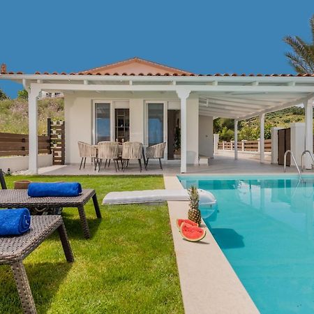 Astarte Villas - Villa Siesta With Private Poolアルガッシ エクステリア 写真