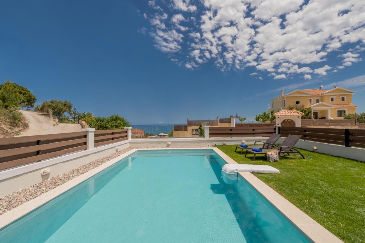 Astarte Villas - Villa Siesta With Private Poolアルガッシ エクステリア 写真