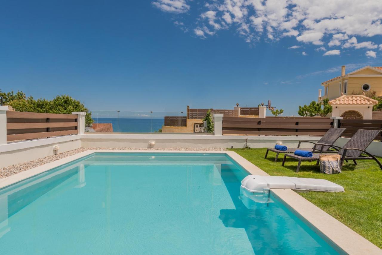 Astarte Villas - Villa Siesta With Private Poolアルガッシ エクステリア 写真