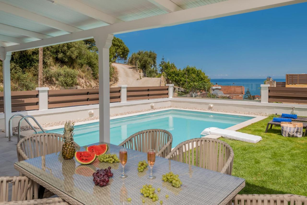 Astarte Villas - Villa Siesta With Private Poolアルガッシ エクステリア 写真