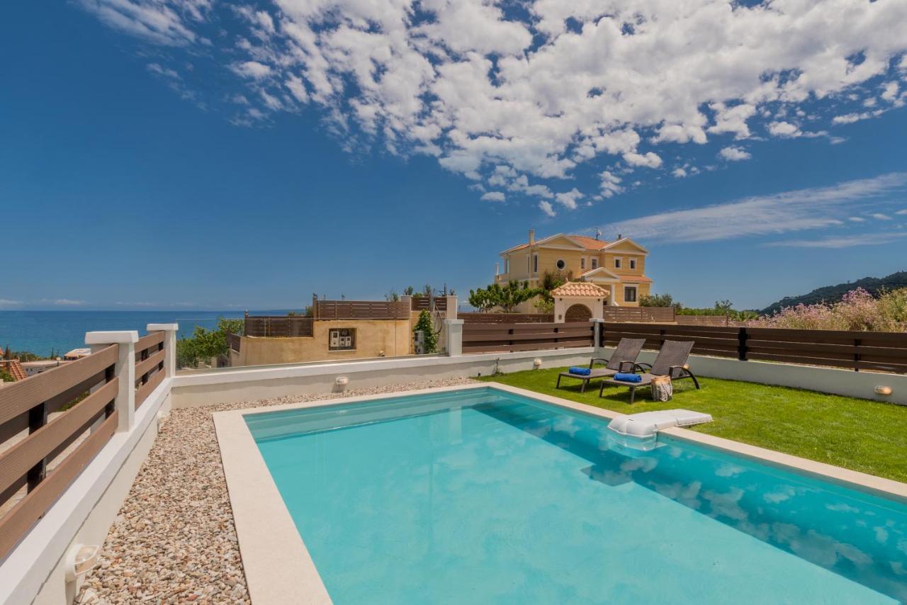 Astarte Villas - Villa Siesta With Private Poolアルガッシ エクステリア 写真