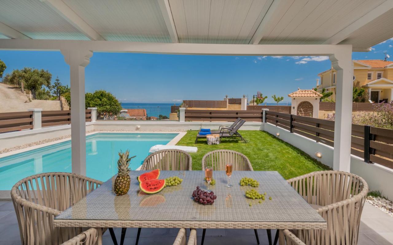 Astarte Villas - Villa Siesta With Private Poolアルガッシ エクステリア 写真